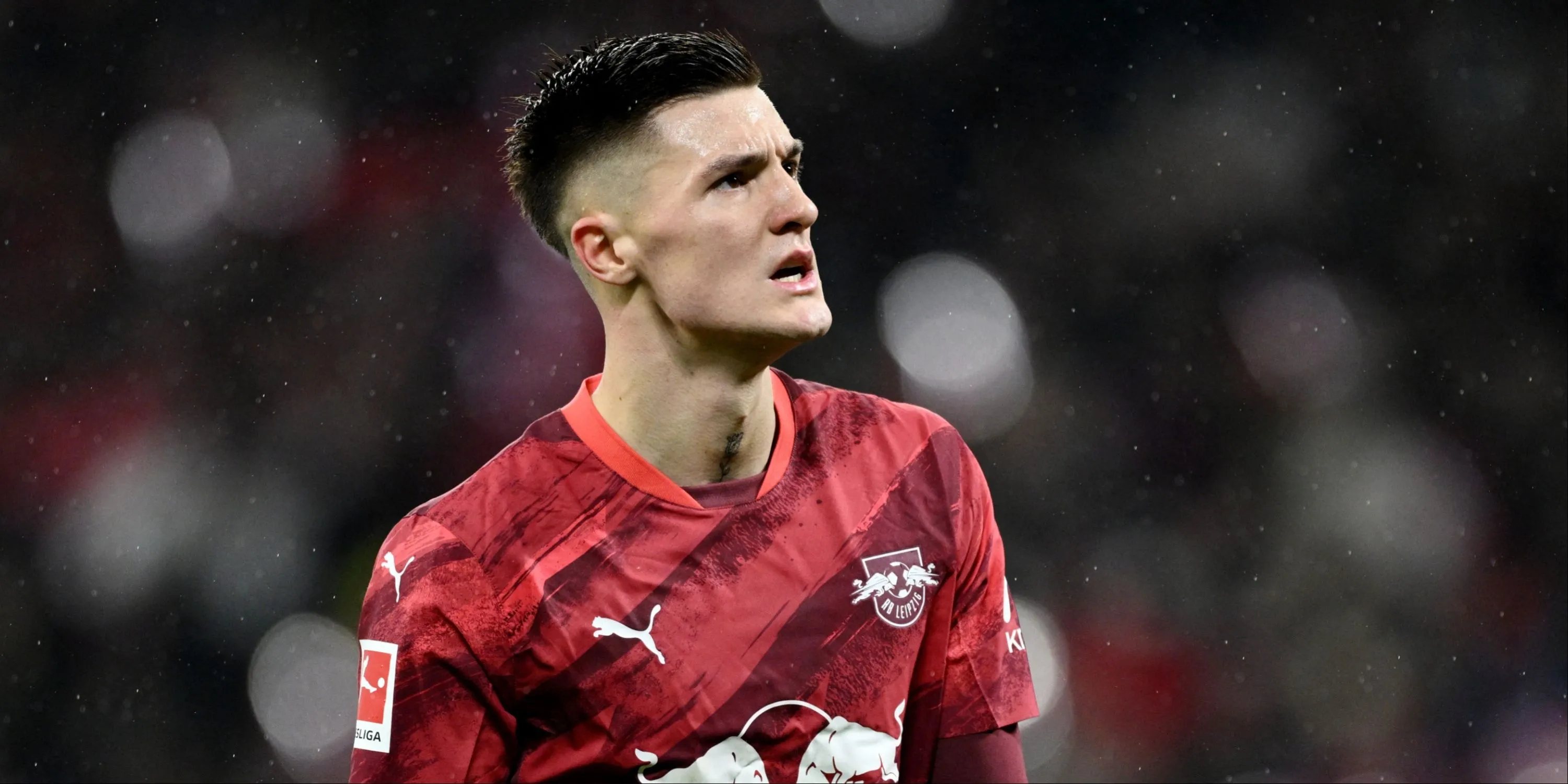 Benjamin Sesko trong màu áo RB Leipzig tại Bundesliga - mục tiêu chuyển nhượng của Chelsea