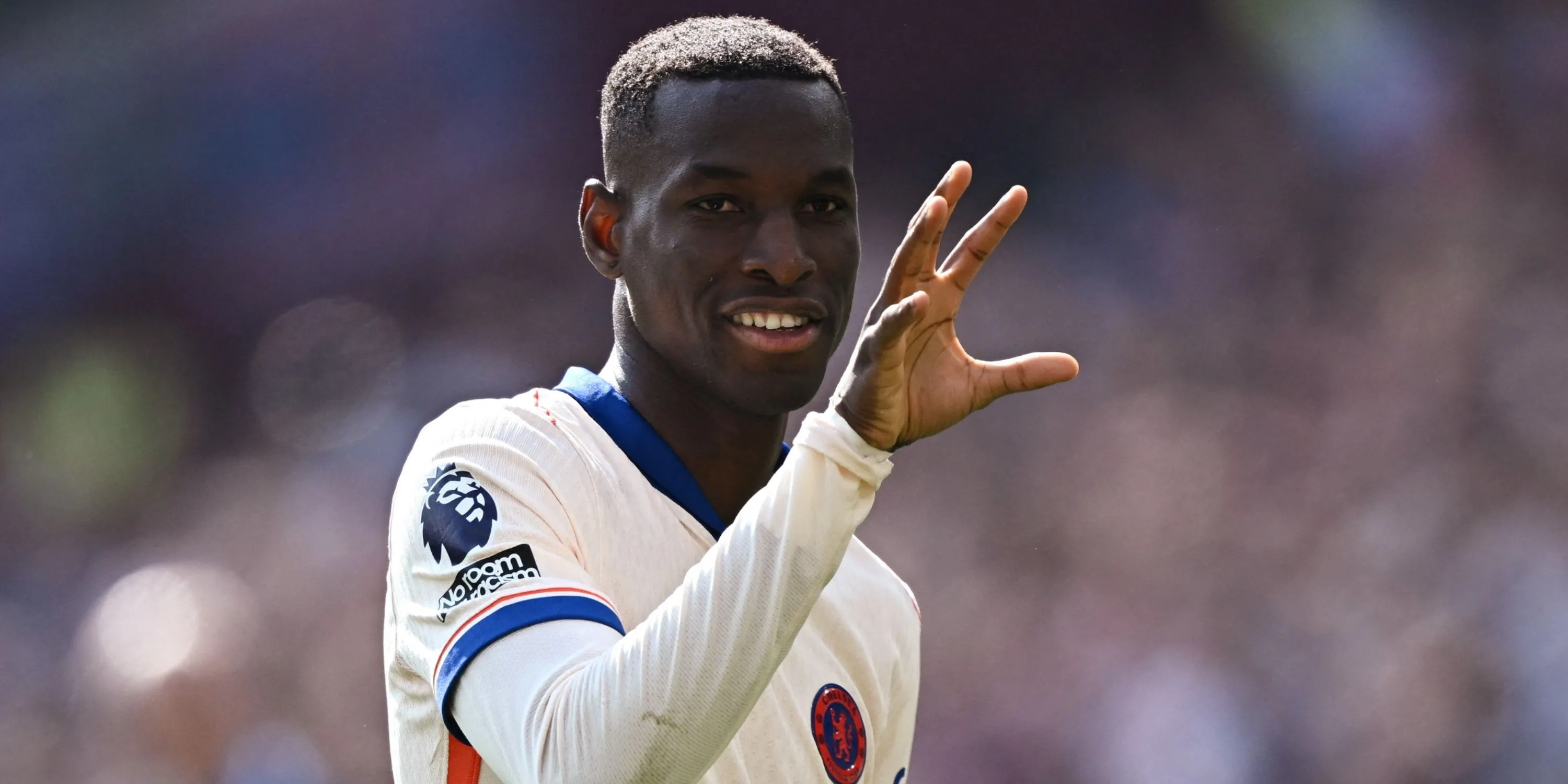 Tiền đạo Nicolas Jackson của Chelsea trong một trận đấu Premier League