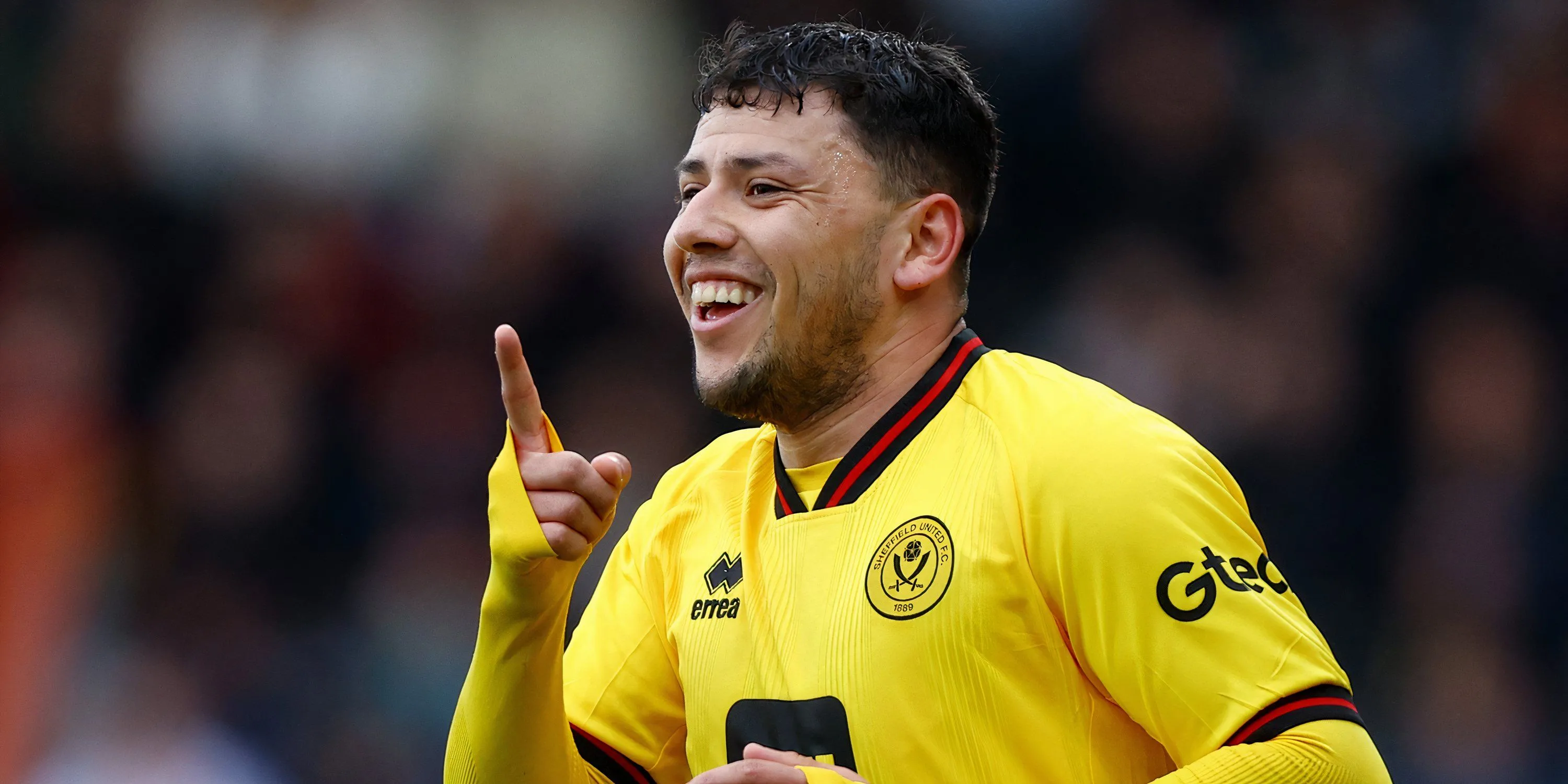 Tiền vệ Gustavo Hamer ăn mừng bàn thắng cho Sheffield United