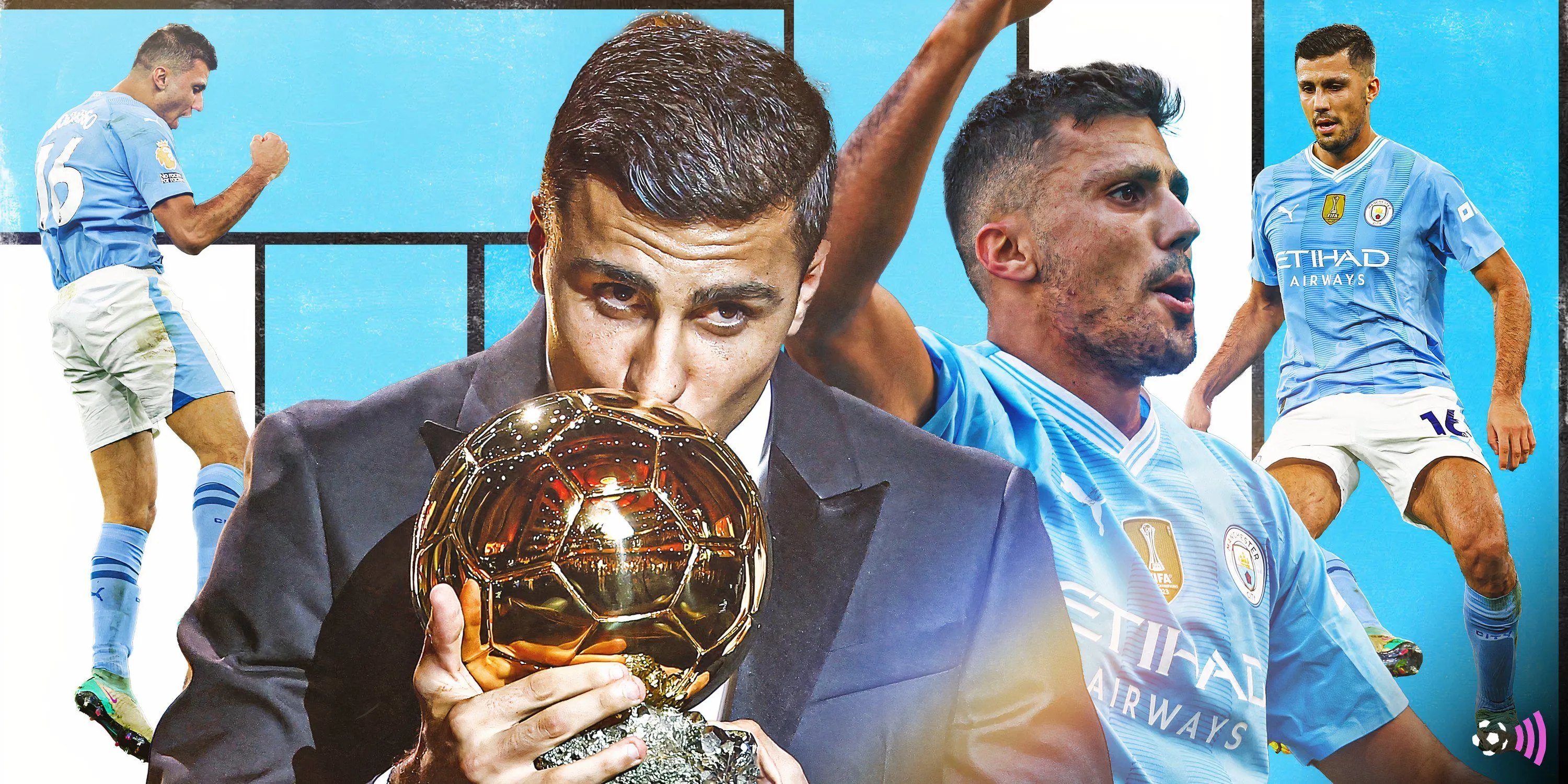 Tiền vệ Rodri trụ cột của Man City dưới thời HLV Guardiola