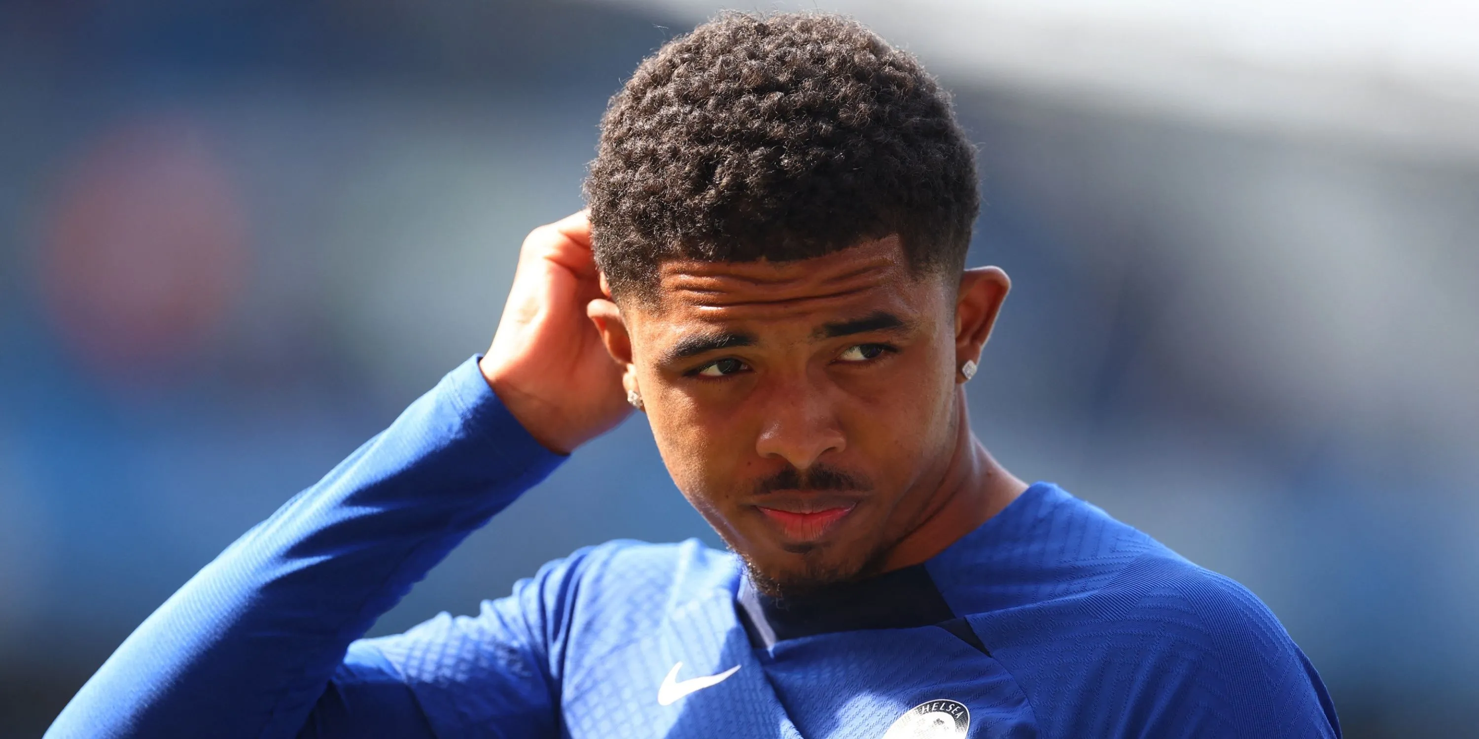 Trung vệ Wesley Fofana trong màu áo Chelsea