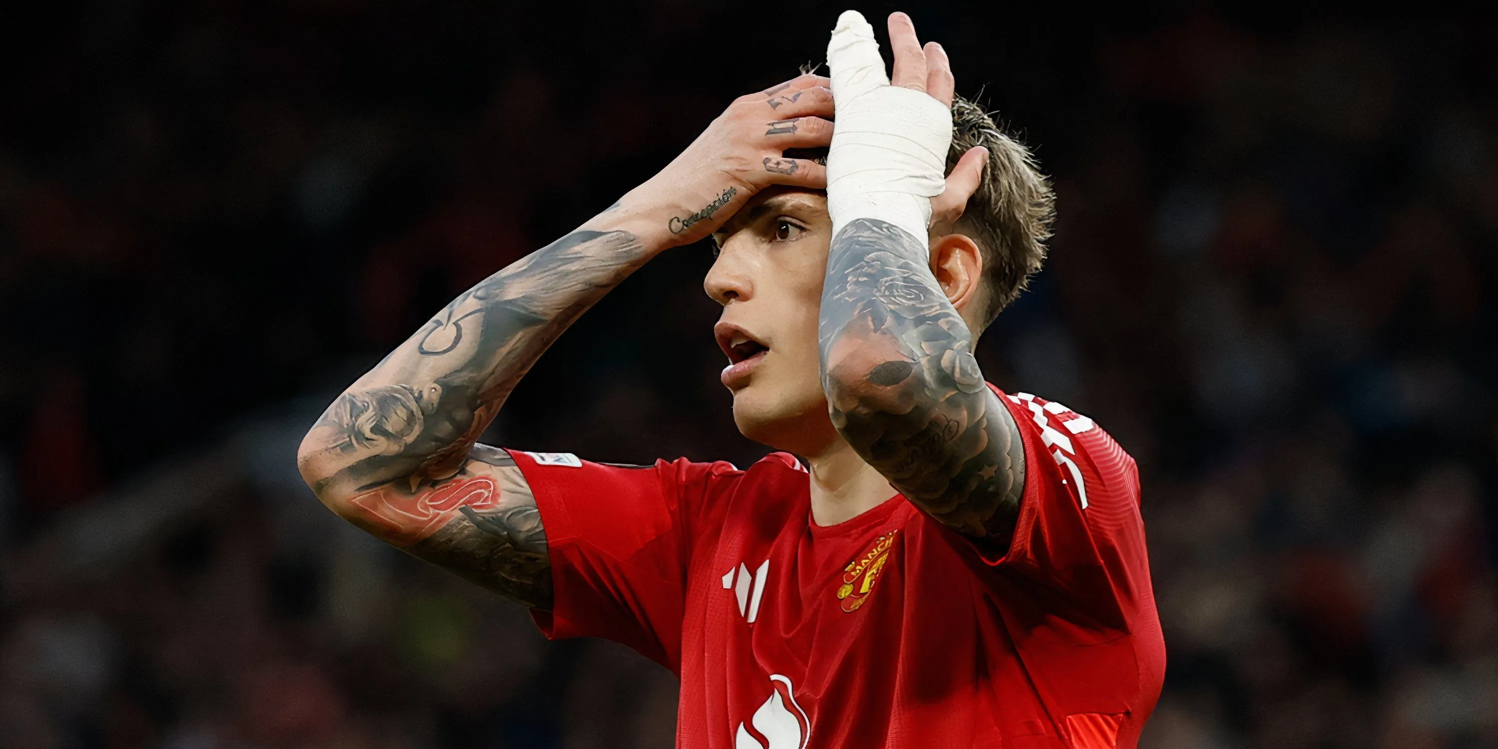 Alejandro Garnacho, cầu thủ chạy cánh tài năng của Manchester United.
