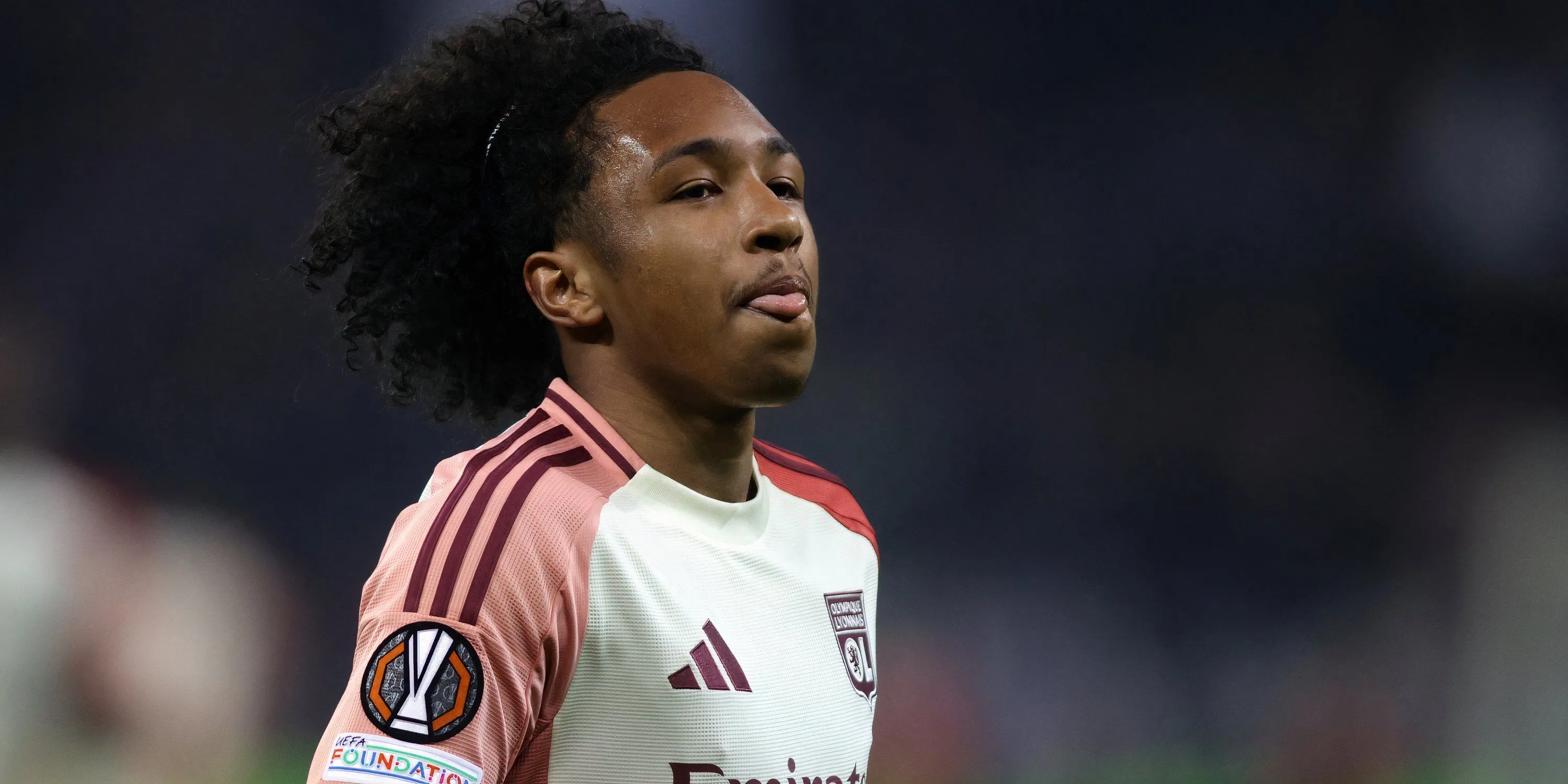 Cầu thủ chạy cánh trẻ tuổi Malick Fofana của Lyon, mục tiêu tiềm năng của Liverpool