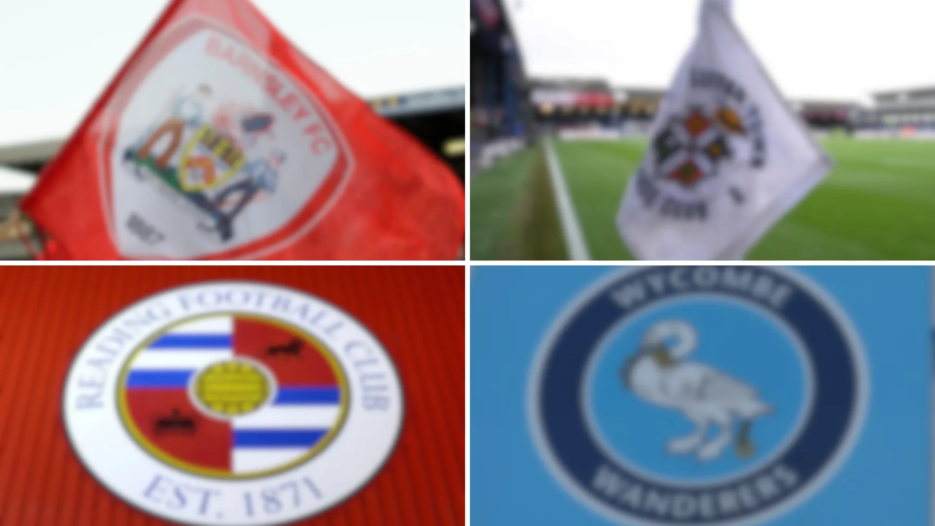 Đồ họa về các câu lạc bộ Barnsley, Luton Town, Reading và Wycombe Wanderers, những đội bóng đang theo dõi tài năng trẻ Kamari Doyle từ Brighton trong kỳ chuyển nhượng.