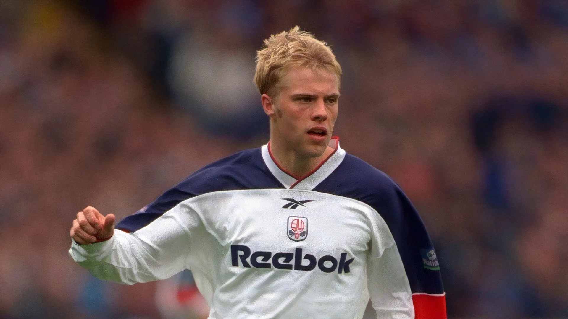 Eidur Gudjohnsen trong màu áo Bolton Wanderers thời đỉnh cao sự nghiệp
