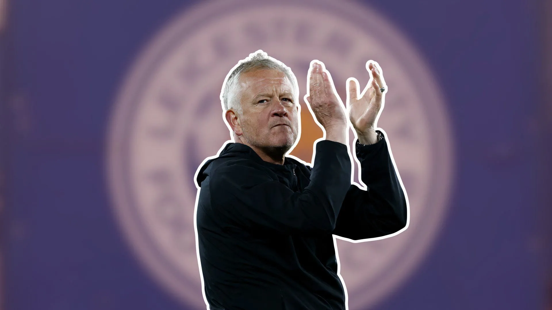Hình ảnh kết hợp biểu tượng Chris Wilder và logo Leicester City, minh họa khả năng hợp tác