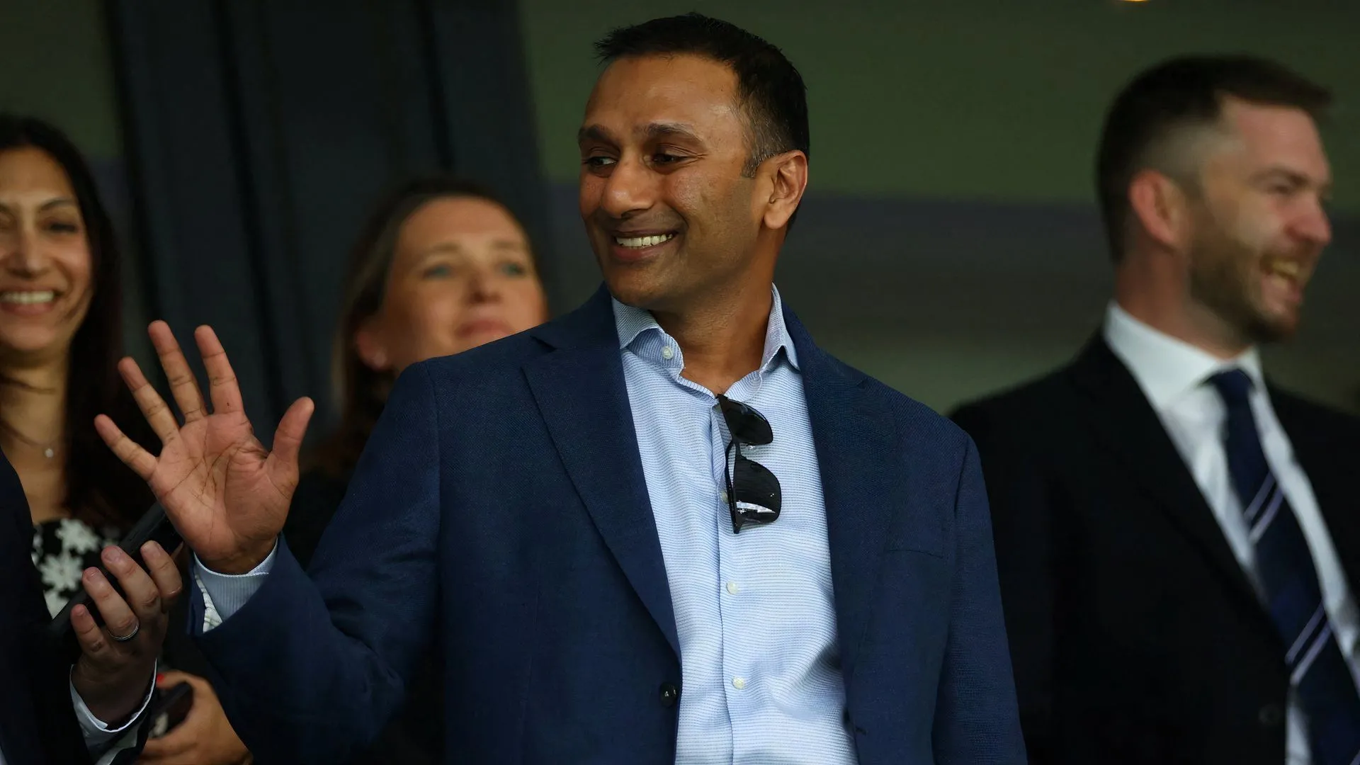 Ông Shilen Patel, chủ sở hữu West Brom, tại sân The Hawthorns