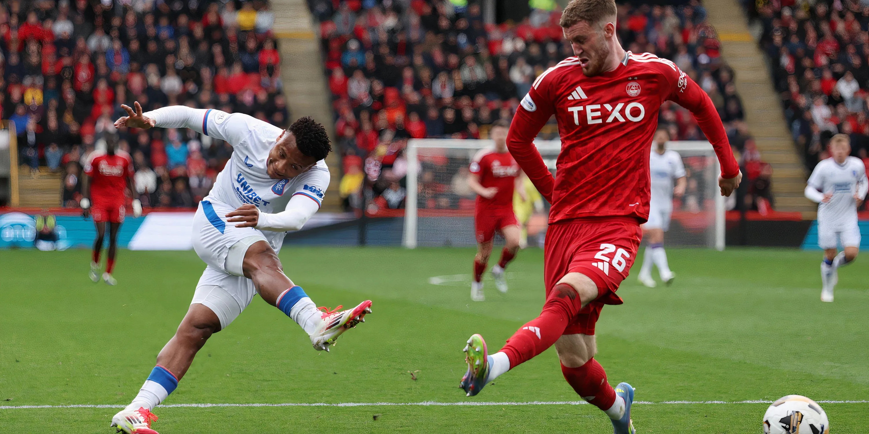 Oscar Cortes trong một trận đấu của Rangers