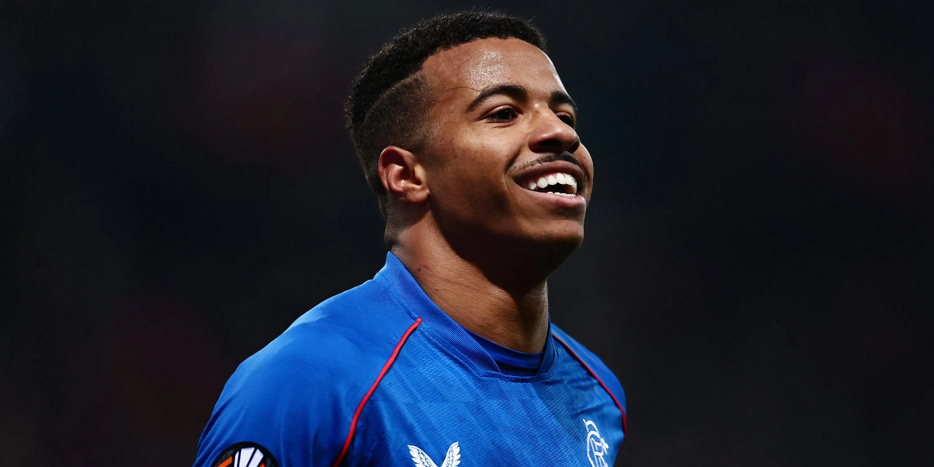 Tiền đạo Hamza Igamane của Rangers, cầu thủ có thể rời Ibrox trong hè 2024