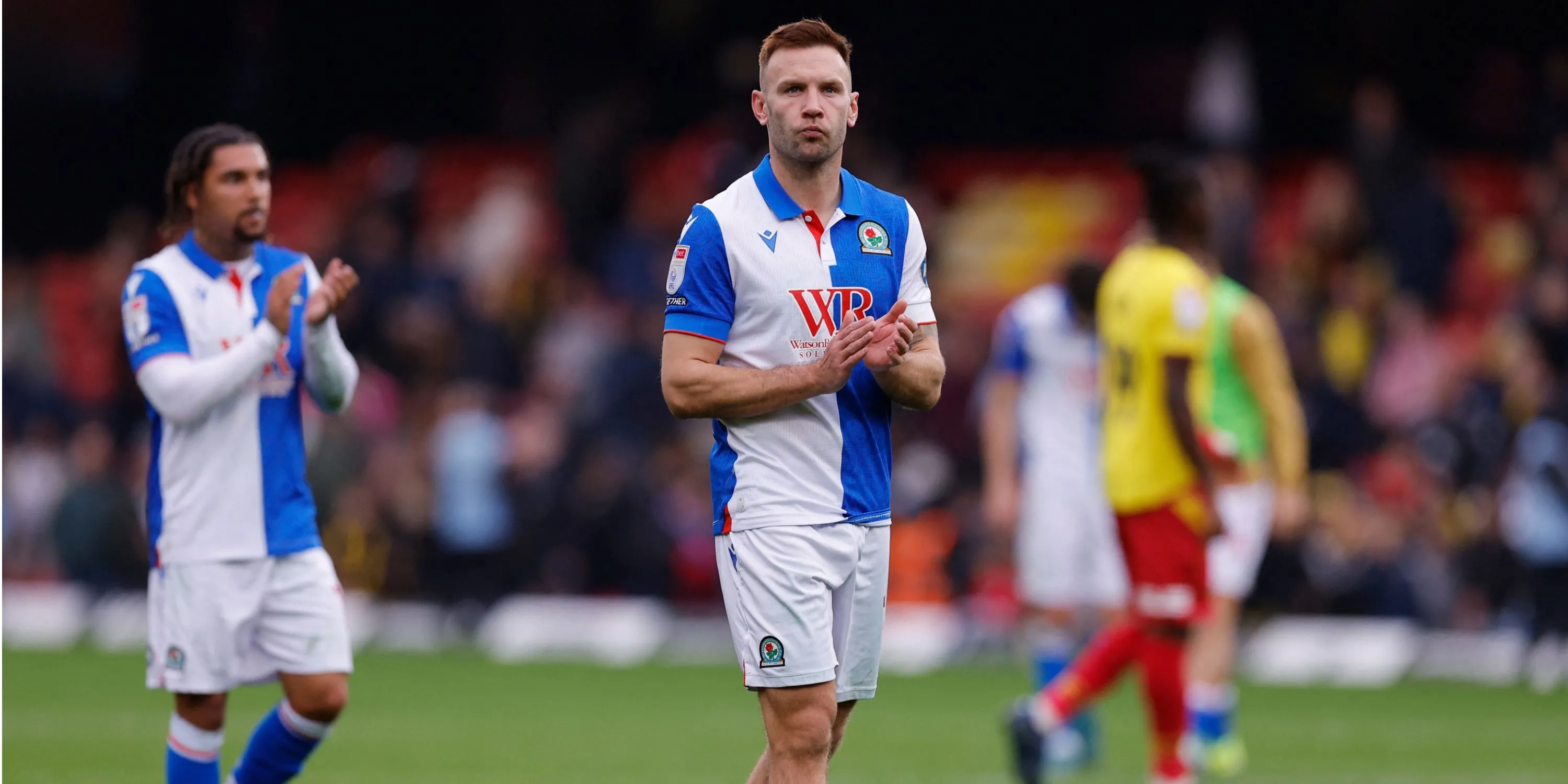 Tiền vệ Andreas Weimann trong màu áo Blackburn Rovers
