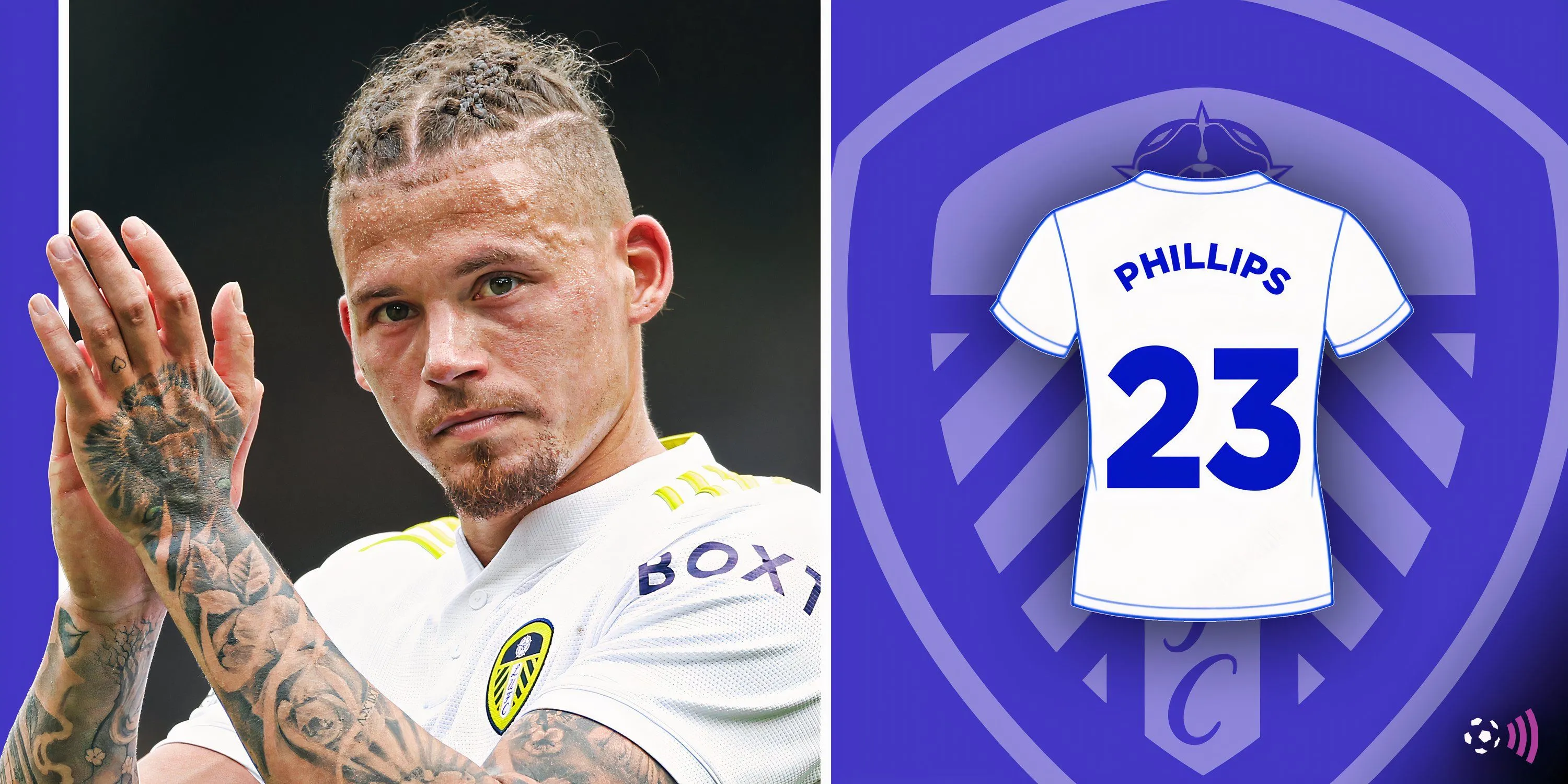 Tiền vệ Kalvin Phillips trong màu áo Leeds United